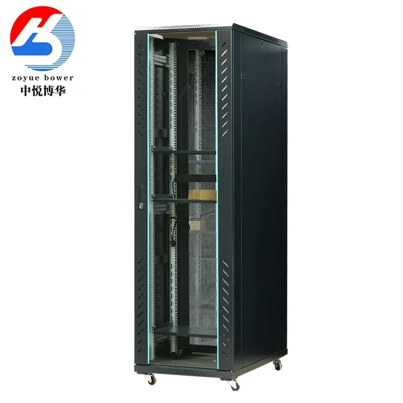 服务器网络机柜计算机房网络设备机架含托盘风扇VA大
