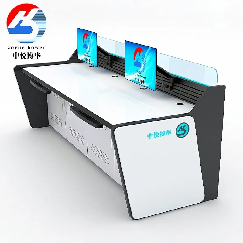 监控室操作台加厚多人工作台C